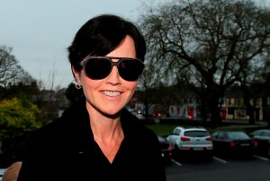 Cranberries singer Dolores O'Riordan arrives at Ennis District Court where she has been charged over an incident on a flight from New York. PRESS ASSOCIATION Photo. Picture date: Wednesday December 16, 2015. See PA story COURTS Cranberries. Photo credit should read: Niall Carson/PA Wire
