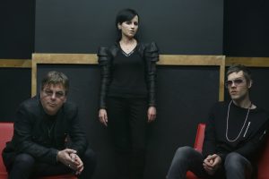 April 5, 2016 - Shoot with DARK the band featuring Dolores O'riordan of The Cranberries, Andy Rourke of The Smiths and DJ Ole Koretsky credit Jen Maler