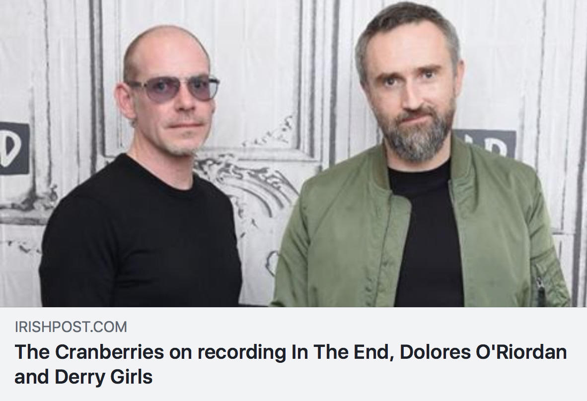 ITW “The Cranberries on recording In The End, Dolores O